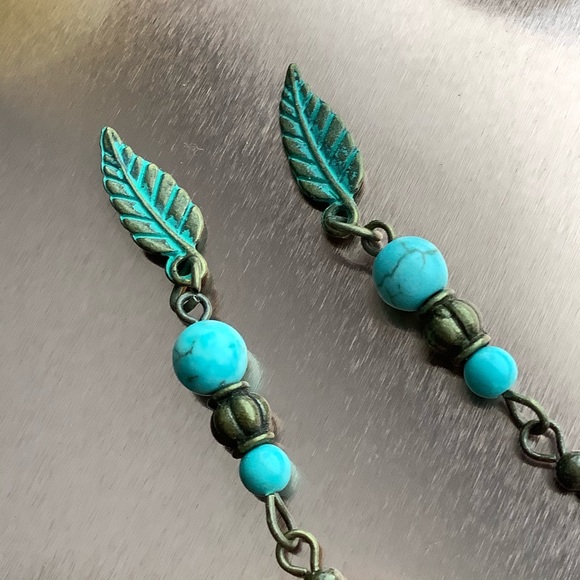 Semi Precious Perfection in Patina Earrings. - Picture 4 of 4